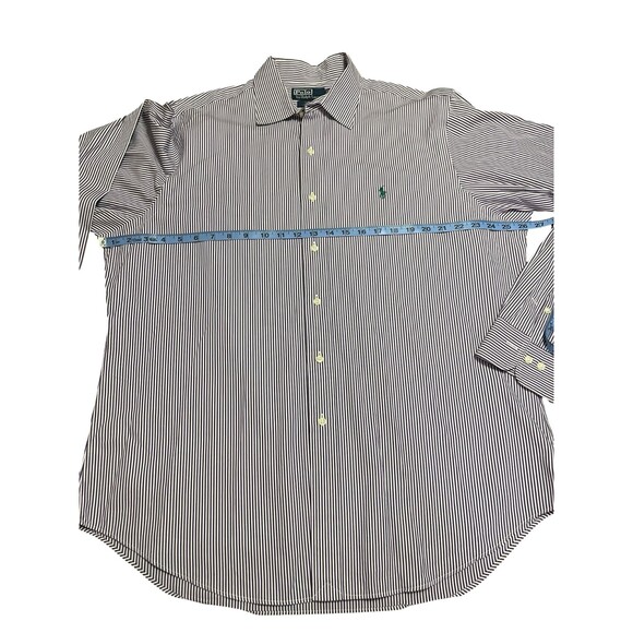 🔥 Polo Ralph Lauren Curham Purple Stripe LS Buttondown XL EUC! 🔥 - Picture 10 of 10